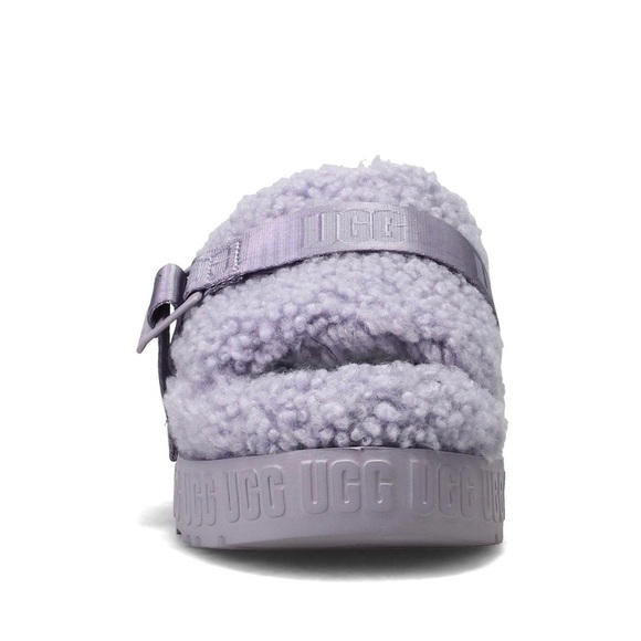 UGG June Gloom Lavender Platform Fluffita Slippers - Picture 5 of 10